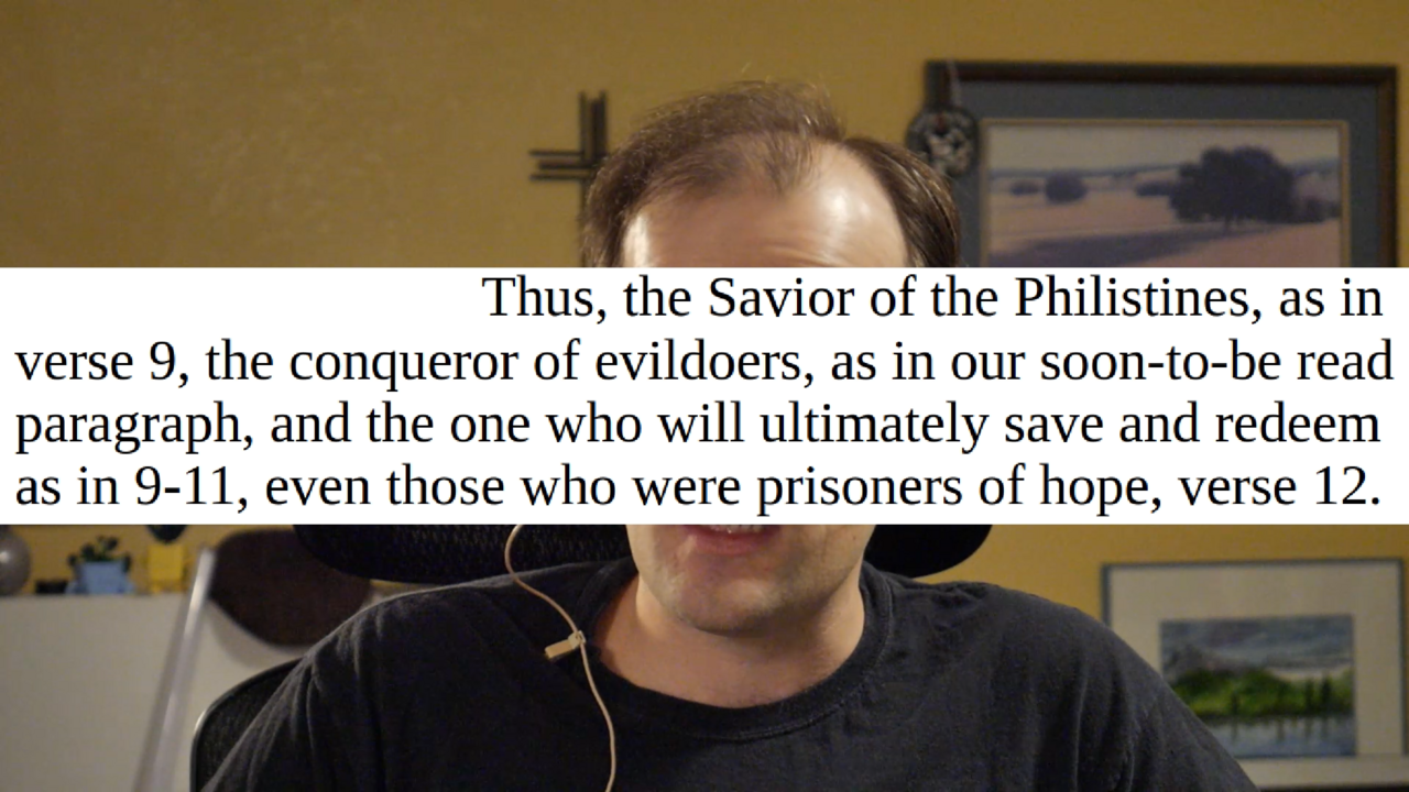 Zechariah 9:12-17 — Part 1