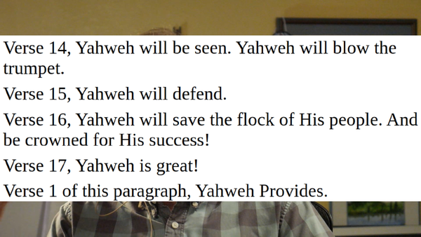 Zechariah 10:1-4 — Part 1